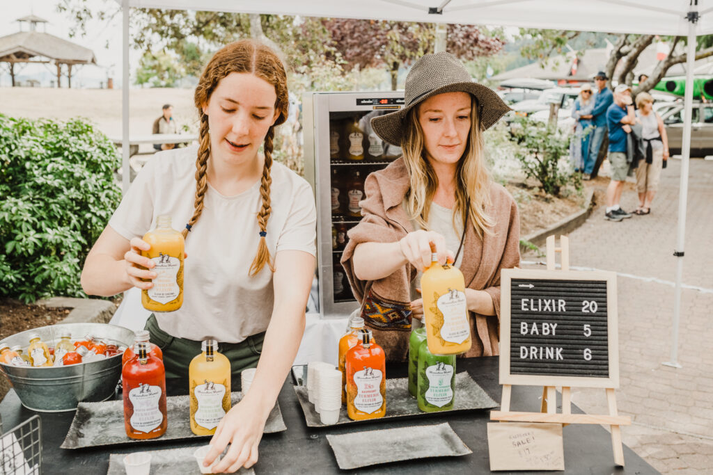 Salt Spring Farmers' Market: Photo credit Stasia Garraway + BC Farmers' Market Trail