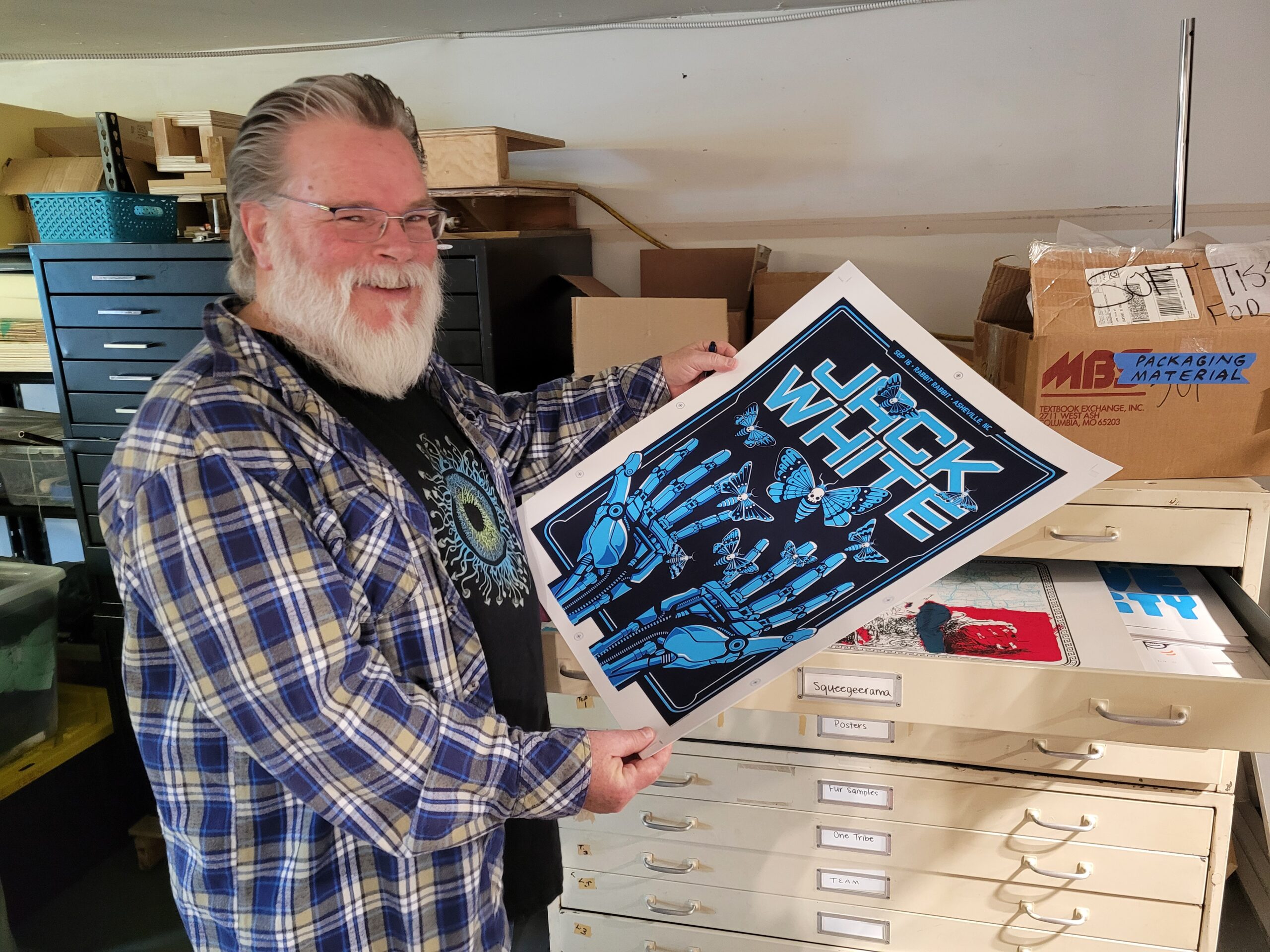 Andy MacDougall inside Wachiay Studio