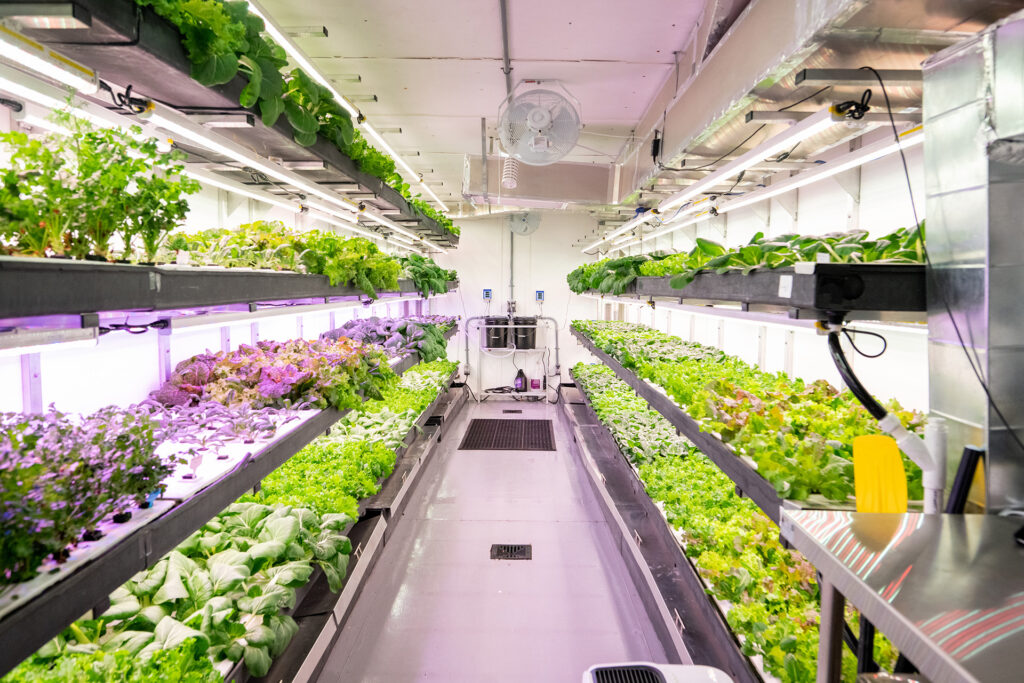 The Growcer Osiris is a hydroponic farm solution buil tfor the harsh Canadian climate.