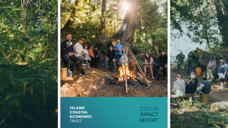 Island Coastal Economic Trust Impact Report for 2023-24.