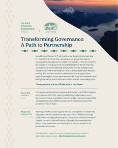 The cover page of the Transforming Governance - A Path to Partnership project overview
