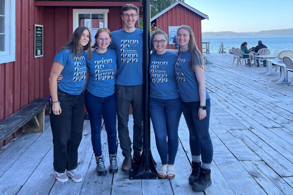 In 2023, Holmes returned to the Whale Interpretive Centre as a volunteer and helped host their tent in the annual craft fair that takes place in August.